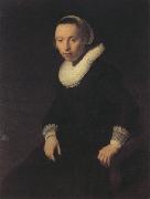 Portrait of a young woman seted, (mk330